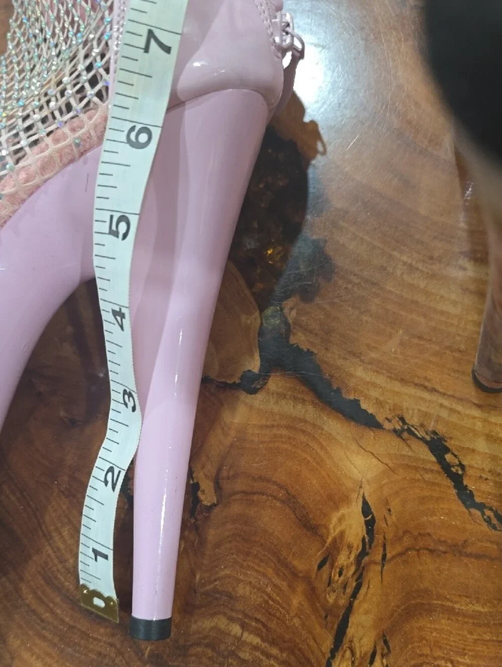 Pink Platform Stiletto Heels with Mesh Detail - Women Bandle 2 Pairs Shoes